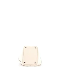 Pre-Owned HERMES Pm Cargo Picotin Lock Bag Canvas and Swift
