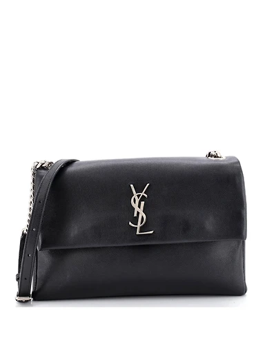 Pre-Owned Saint Laurent Medium West Hollywood Shoulder Bag Leather