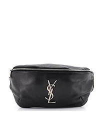 Pre-Owned Saint Laurent Classic Monogram Belt Bag Leather