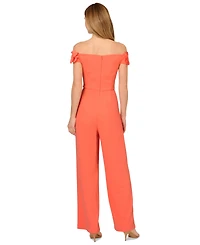 Adrianna Papell Women's Off Shoulder Jumpsuit
