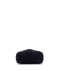 Pre-Owned Saint Laurent Small Loulou Shoulder Bag Matelasse Chevron Suede