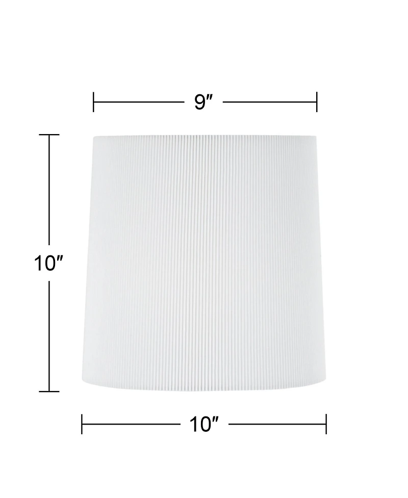 Springcrest Ribbed Linen Drum Shade