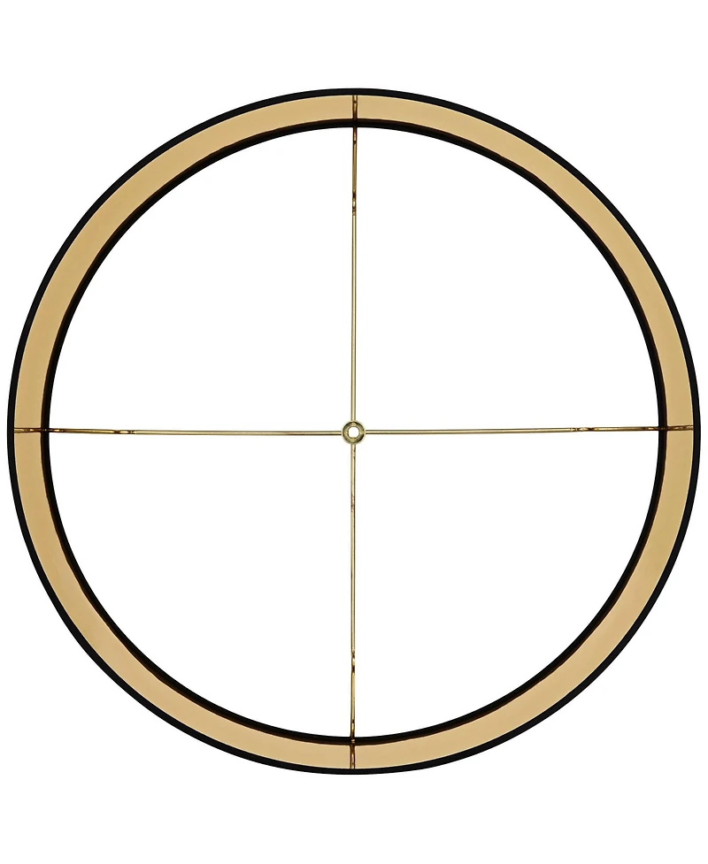 Springcrest McKay 25" Top x 25" Bottom x 14" High Lamp Shade Replacement Extra Large Drum Hardback Spider Harp Finial