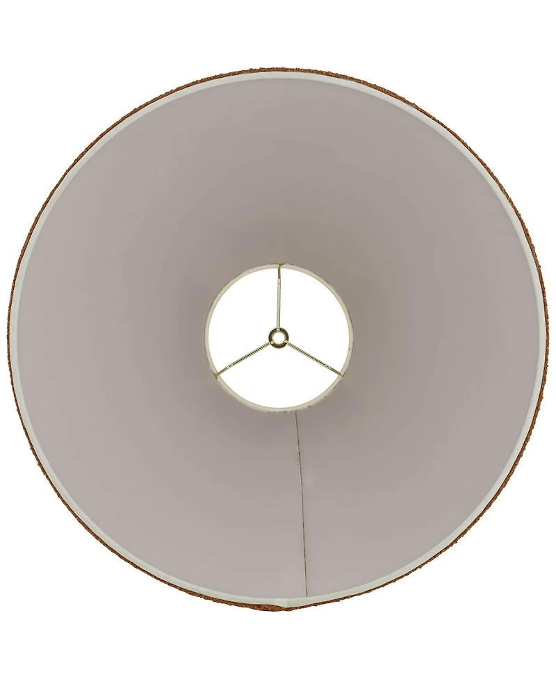 Springcrest Lamp Shade Replacement Tapered Boucle Woven Fabric Spider Harp Finial