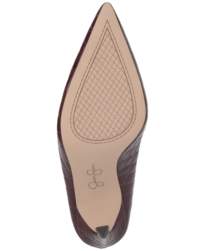 Jessica Simpson Women's Wilix Pointed Toe High-Heel Dress Mules