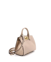 Pre-Owned Salvatore Ferragamo Small Studio Top Handle Box Bag Leather