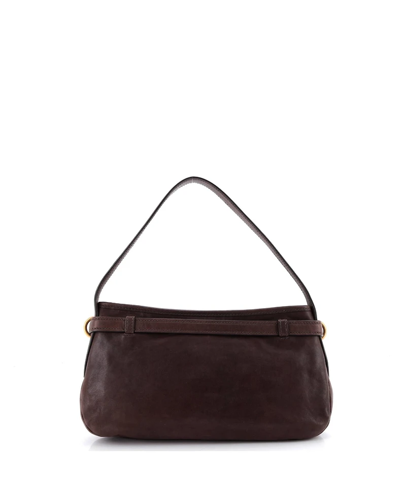 Pre-Owned Miu Miu Regular Aventure Shoulder Bag Leather