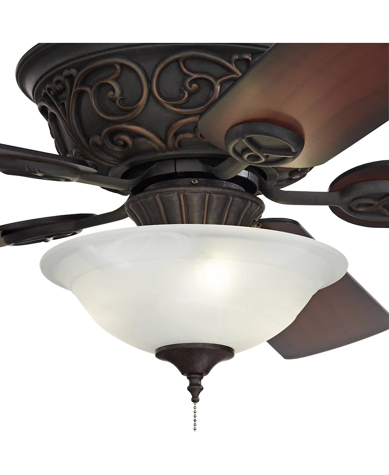 Casa Vieja 52" Contessa Industrial Rustic Indoor Ceiling Fan Led Light