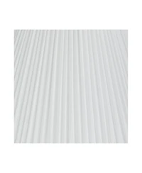 Springcrest Set of 2 Pleated Empire Lamp Shades Medium 7" Top x 16" Bottom x 11.25" High Spider with Harp and Finial Fitting