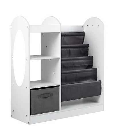 Sugift Toy Storage Organizer with 4-Tier Sling Shelves