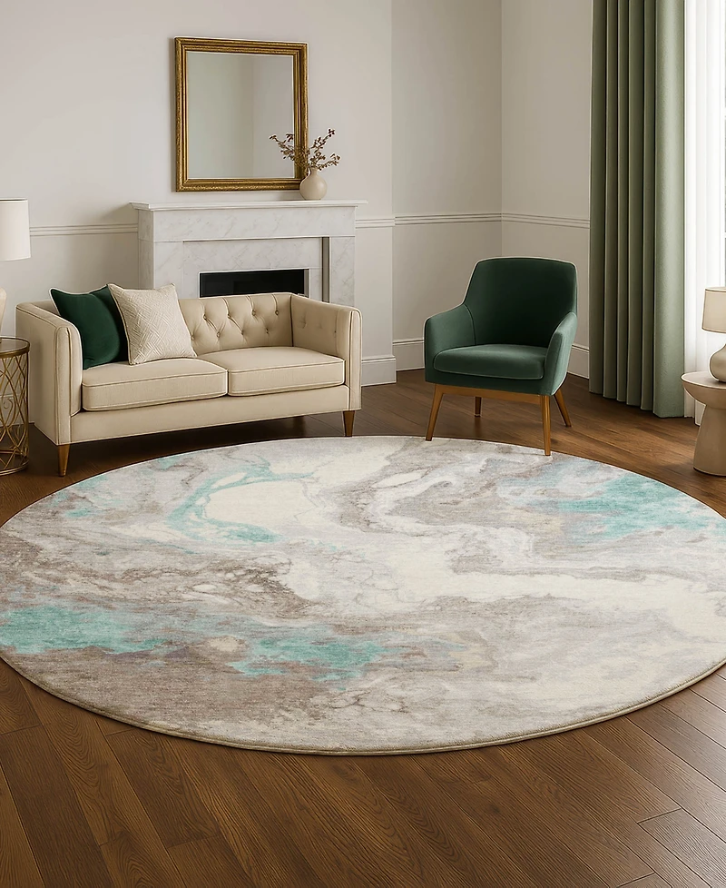 Addison Mayfield AMF1841 8' x 8' Round Area Rug