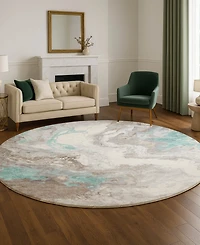Addison Mayfield AMF1841 8' x 8' Round Area Rug
