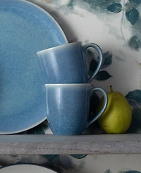Noritake Colorwave Kiln Azure Mugs, Set of 4