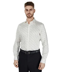 Bar Iii Men's Slim-Fit Printed Dress Shirt, Macy's Exclusive