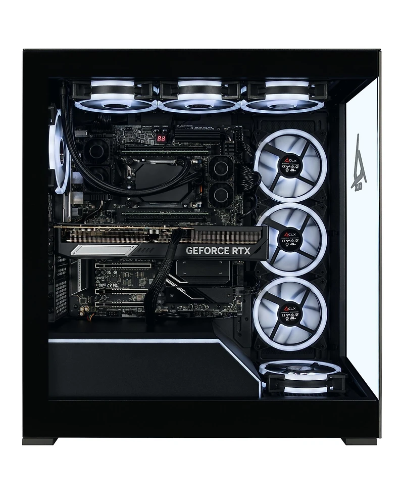 Clx Horus Creator Workstation-Liquid Cooled Amd Ryzen Threadripper 7960X 4.2GHz 24-Core, 32GB DDR5 Ecc, Rtx 5070 12GB, 1TB Ssd, 4TB Hdd, WiFi, W11H