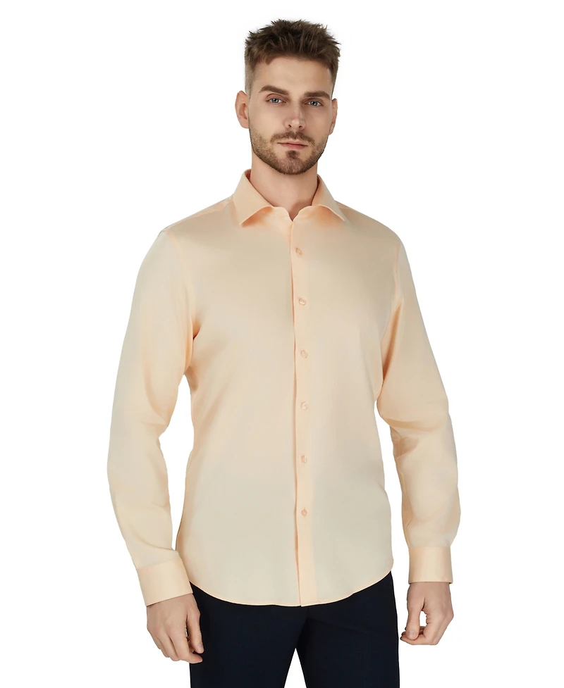 Bar Iii Men's Diamond Dobby Slim Fit Dress Shirt, Macy's Exclusive