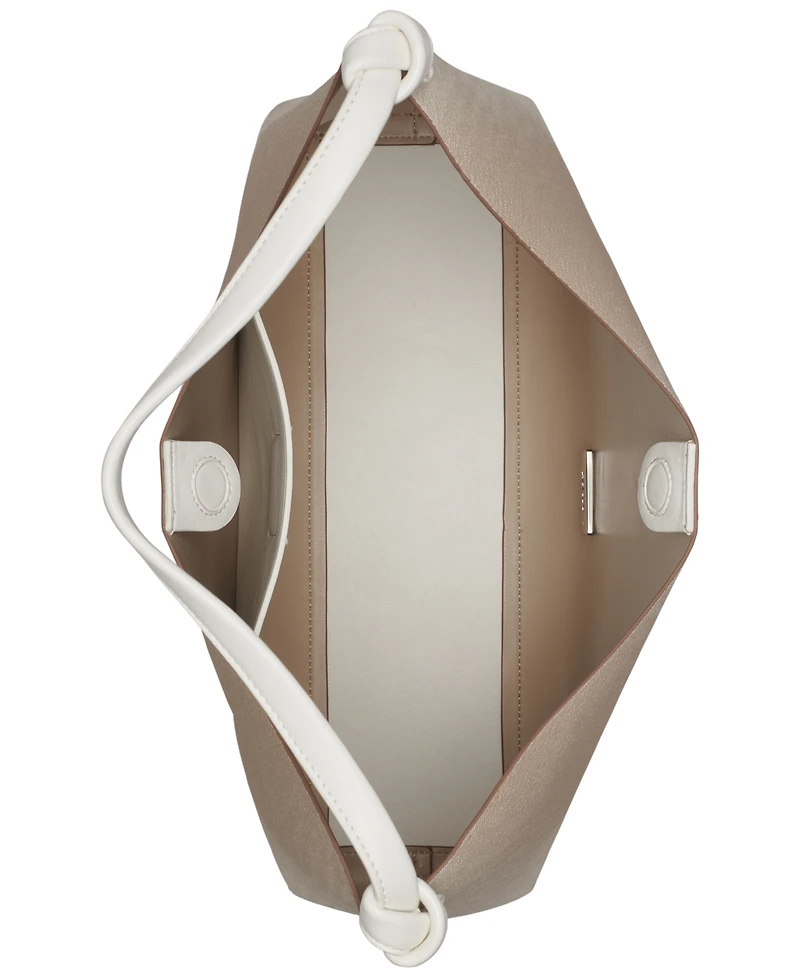 Dkny Paula Polyurethane Large Hobo Handbag