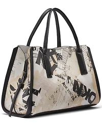 Dkny Josie Polyurethane Medium Adjustable Josie Satchel Handbag