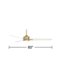 Casa Vieja 60" Monte Largo Soft Led Ceiling Fan with 18" Downrod