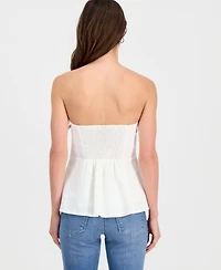 I.n.c. International Concepts Women's Strapless Peplum-Hem Top, Macy's Exclusive