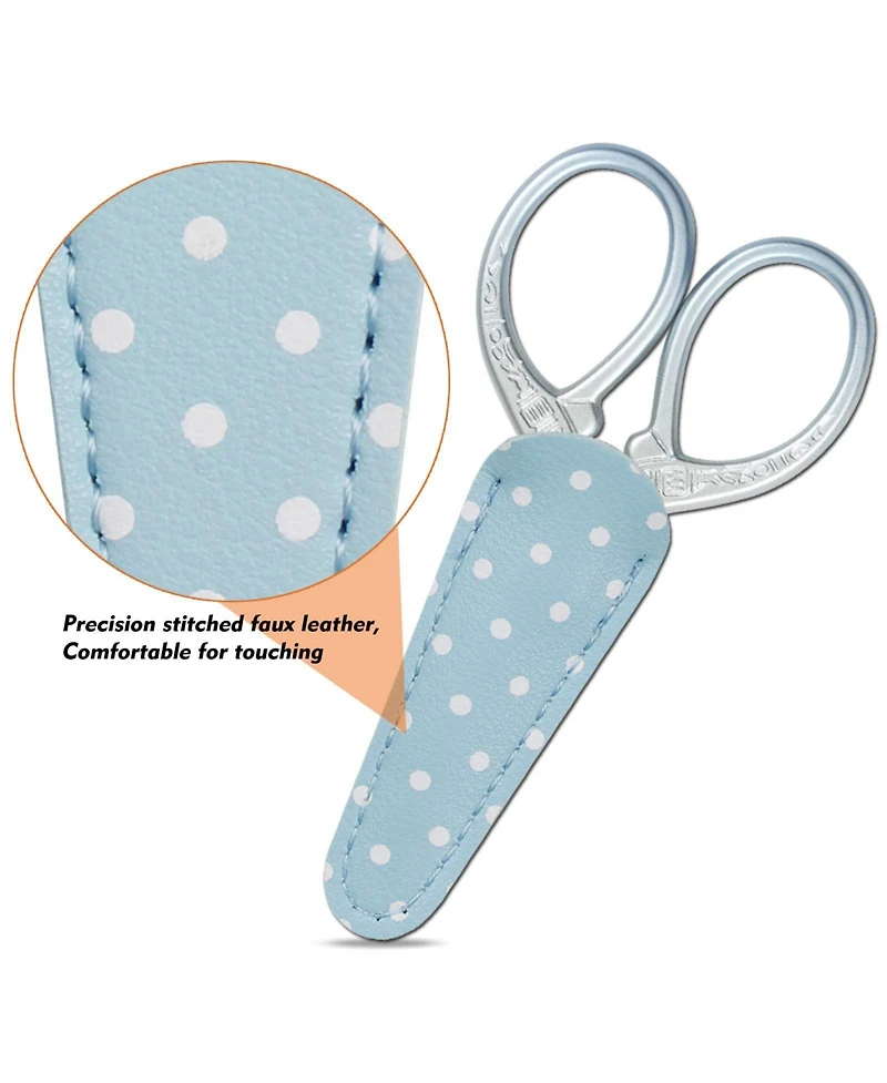 Gnuadz Embroidery Scissors Leather Sheath Sewing Crafting Needlework Diy Tools Dressmaker Cross Knitting Threading Art Work