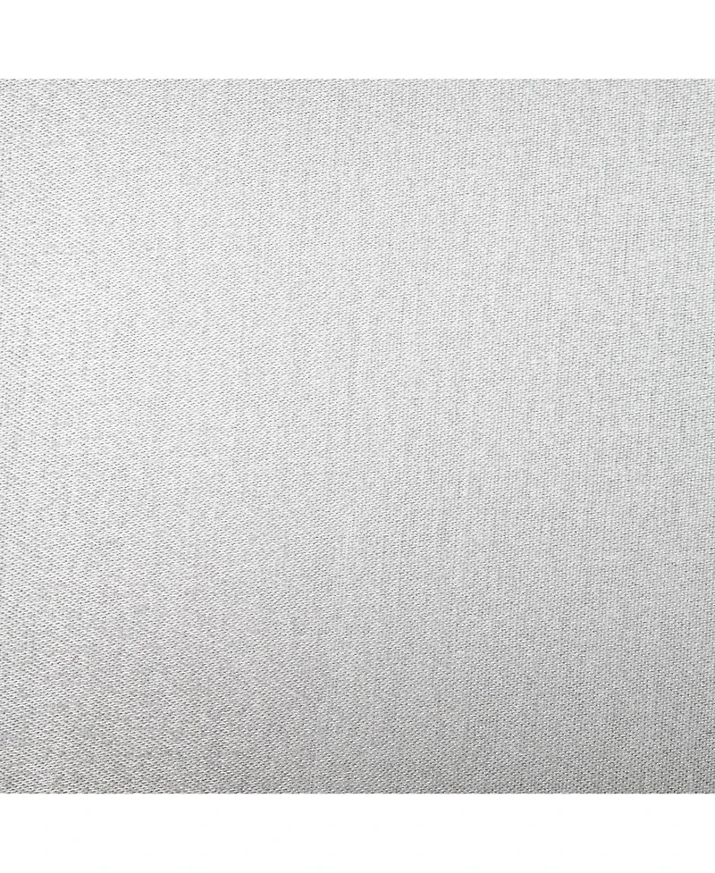 Possini Euro Design Modena Modern Wall Light Sconces Set of 2 Hardwire 9 1/2" Fixture Silvery Faux Silk Shade for Bedroom Reading Living Room