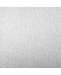 Possini Euro Design Modena Modern Wall Light Sconces Set of 2 Hardwire 9 1/2" Fixture Silvery Faux Silk Shade for Bedroom Reading Living Room