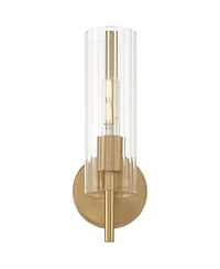 Possini Euro Design Possini Euro Taurus 13 1/2" High Brushed Champagne Wall Sconce