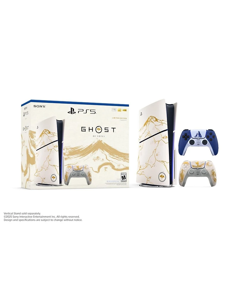 PlayStation PS5 Console Ghost of Yotei Bundle with controller God of War Ragnarok Limited Edit