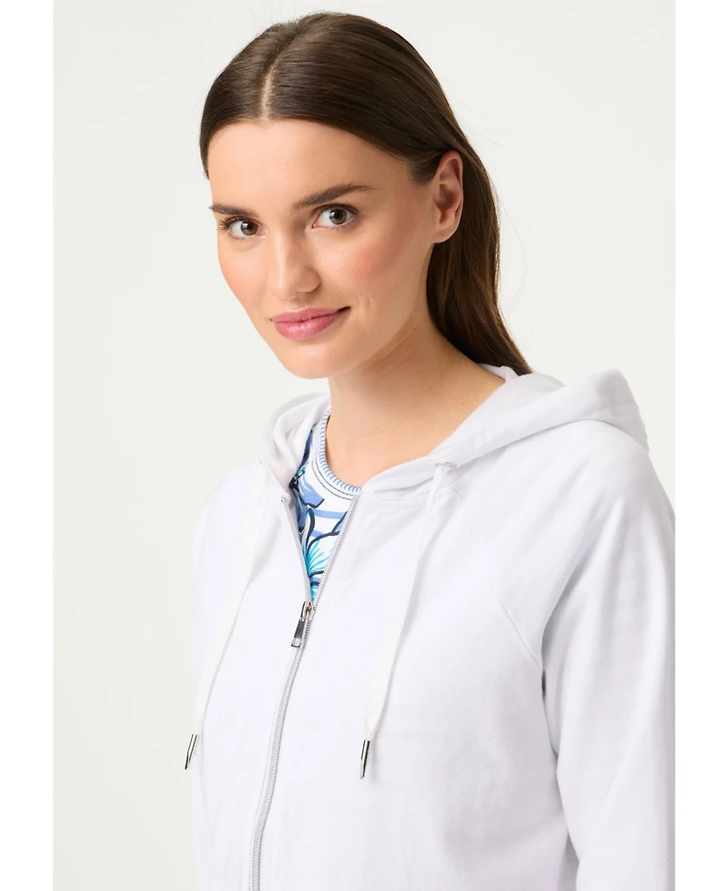 Olsen Women's Mixed Media Hooded Sweatshirts