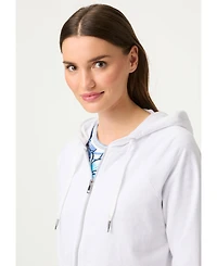 Olsen Women's Mixed Media Hooded Sweatshirts