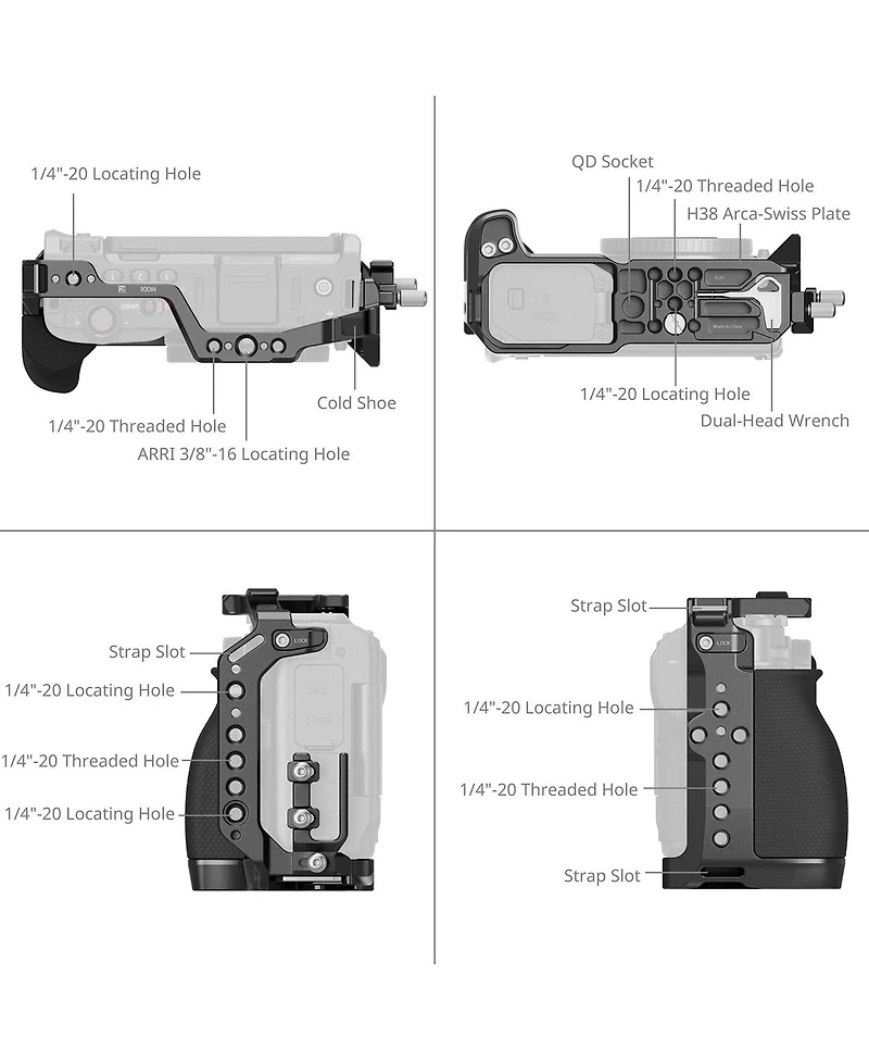 SmallRig Camera Cage Kit for Nikon Zr Camera