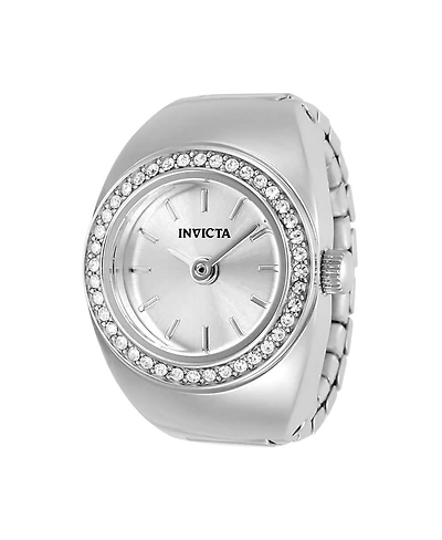 Invicta Women's Mini Quartz 2 Hand Dial Ring Watch