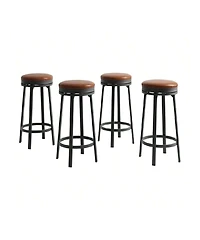 gaomon Dining Chair 4 Pcs Home Kitchen 360 Degrees Swivel Bar Stool Set Of 4 for Kitchen Dining Room