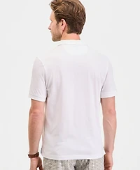Club Room Men's Solid Jersey Polo with Pocket, Created for Macy's