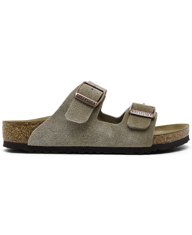 Birkenstock Little Kids Arizona Suede Leather Sandals from Finish Line