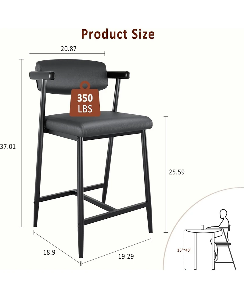 gaomon Dining Chair Bar Stools Set of