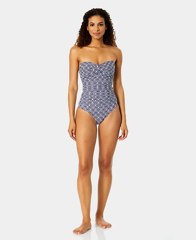 Anne Cole Women's Twist Front Strapless One-Piece Swimsuit