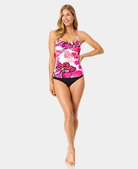 Anne Cole Women's Bandeau Neck Tankini Top