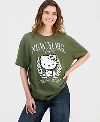 Grayson Threads, The Label Juniors' Hello Kitty Nyc Boyfriend Tee