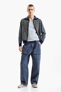 Desigual Men's Long Cotton Trousers