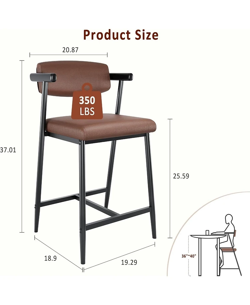 gaomon Dining Chair Bar Stools Set of