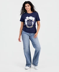 Love Tribe Juniors' Hello Kitty and Friends Crewneck Tee