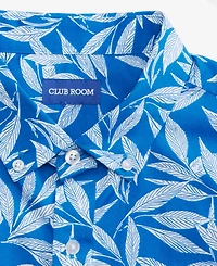 Club Room Men's Short-Sleeve Poplin Shirt, Macy's Exclusive - Floral Print