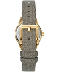 Dkny Women's Milanese Quartz Light Brown Polyurethane Strap Watch 26mm