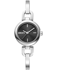 Dkny Women's Half Bangle Quartz Stainless Steel Watch 26mm