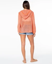 Roxy Juniors' Summer Night Tunic V-Neck Sweater