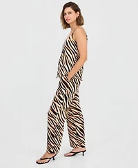 Bar Iii Scoop Neck Camisole Wide Leg Pants Macys Exclusive