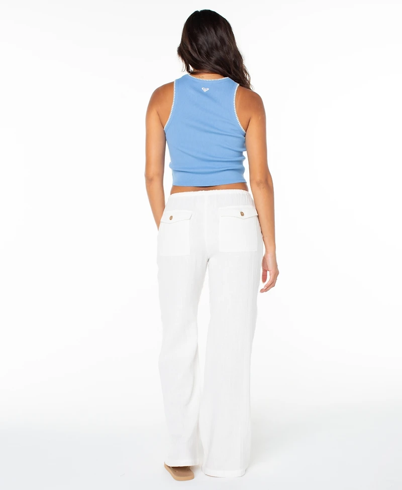 Roxy Juniors' Iyla Low Rise Straight Leg Pants