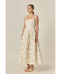 English Factory Women's Shell Sleeveless Midi Dress